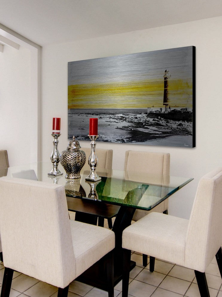 "Farolo" Print on Brushed Aluminum, 60"x40"
