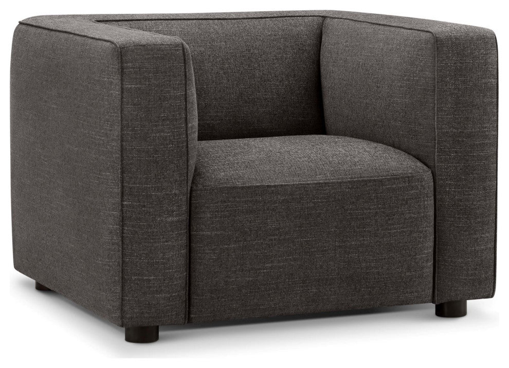 Kyle Stain-Resistant Fabric Chair, Grey