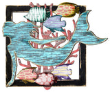 Mermaid Wooden Nautical Marin Decor