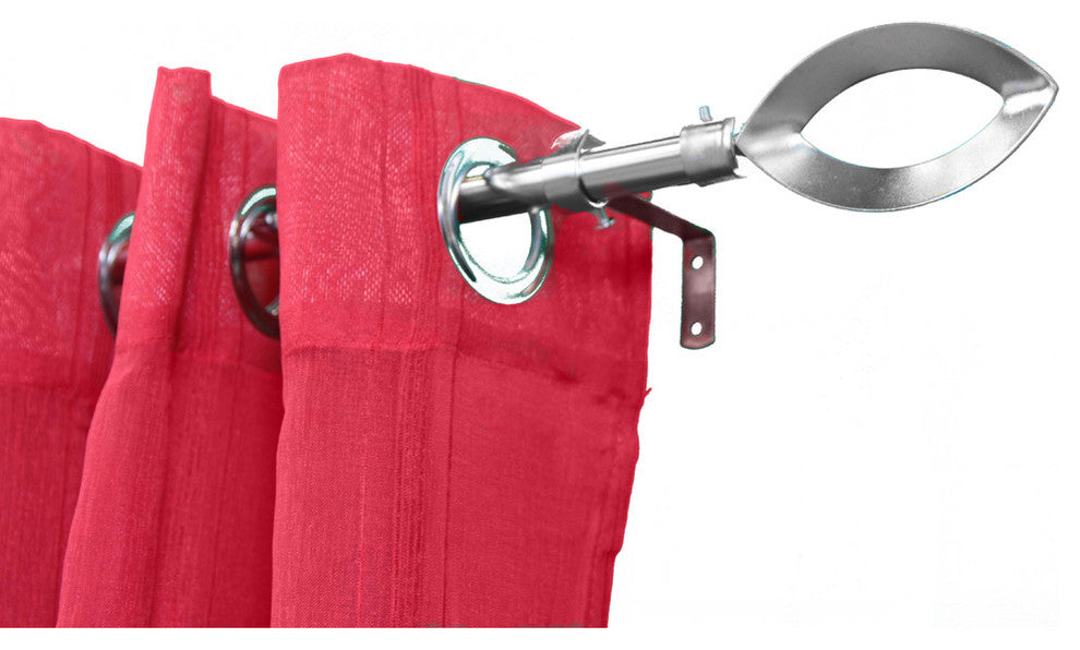 Extendable Curtain Rod Set 53 to 82 L -Diam