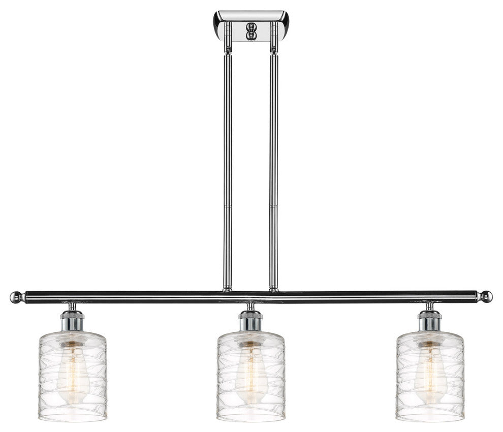 Innovations 516-3I-PC-G1113-L 3 Light Island Light, Polished Chrome