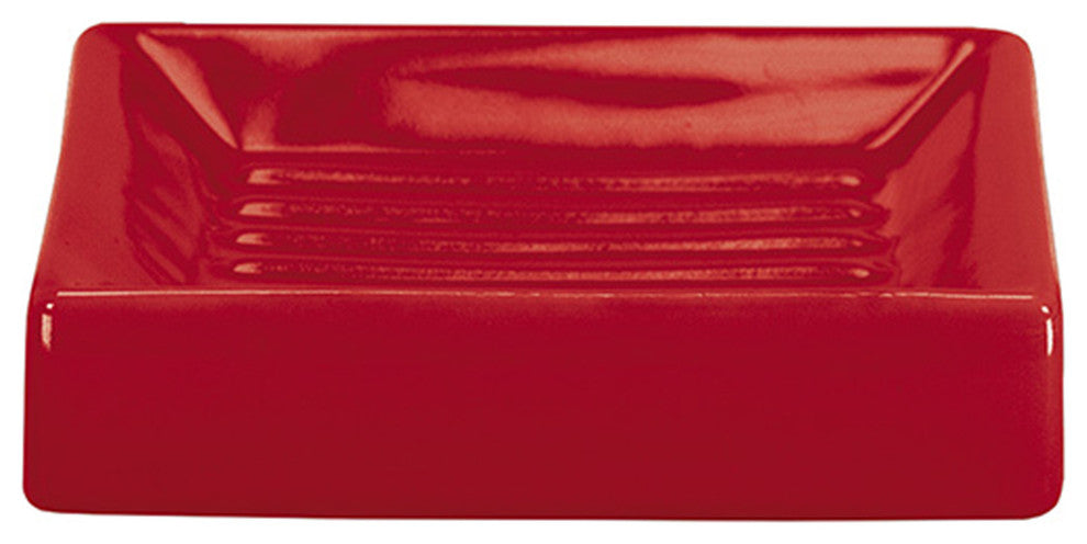 Luxury Porcelain Flash Bathroom Accessories, Soap Dish, Red