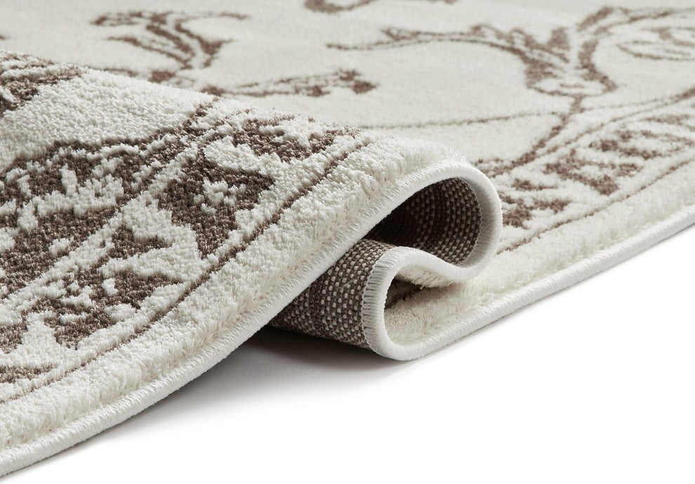 Well Woven Kasper Stupendous Traditional Oriental Beige Soft Area Rug