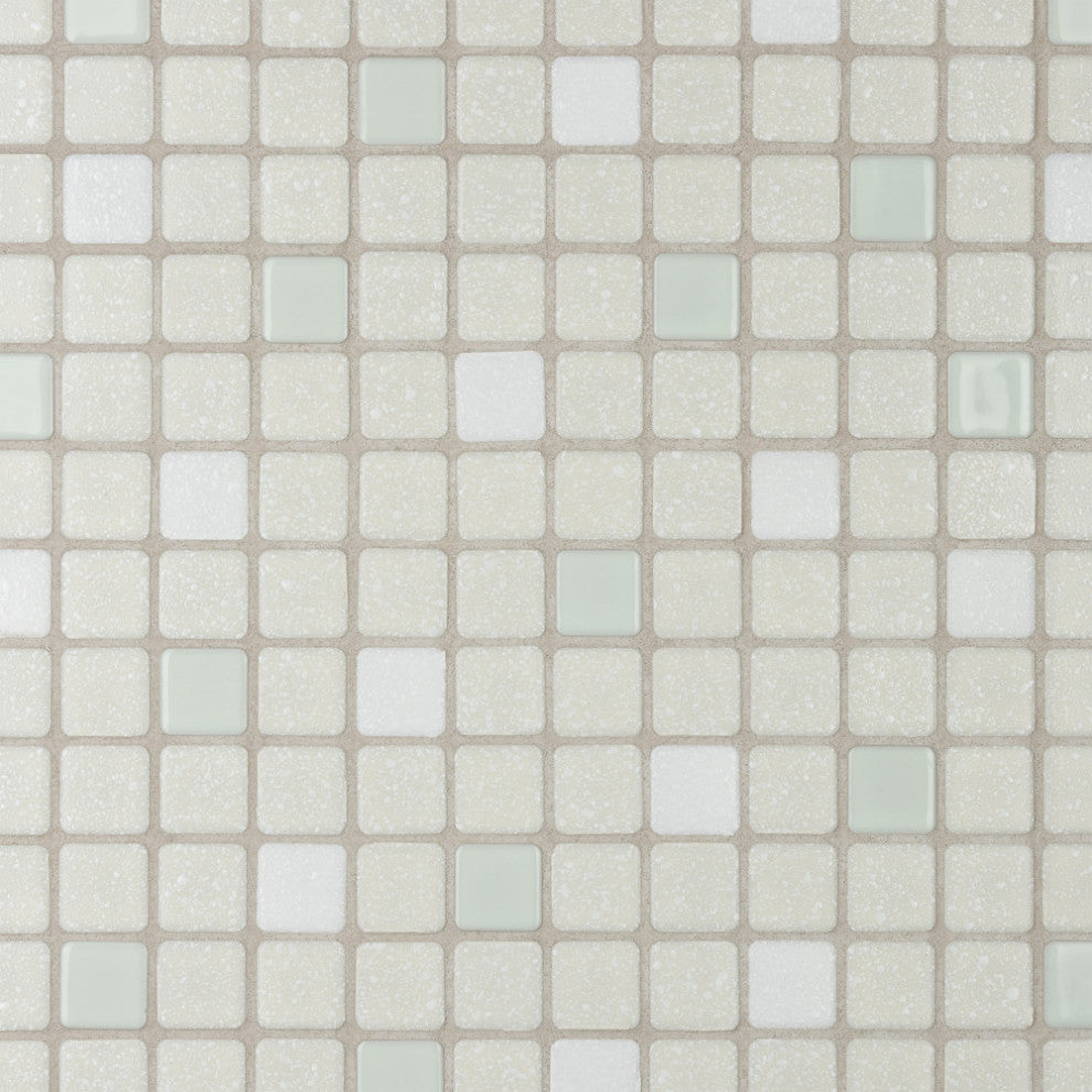 Crystalline Square Pistachio Porcelain Floor and Wall Tile