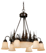 Yosemite 9L Tree Chandelier Burnished Bronze