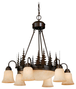Yosemite 9L Tree Chandelier Burnished Bronze
