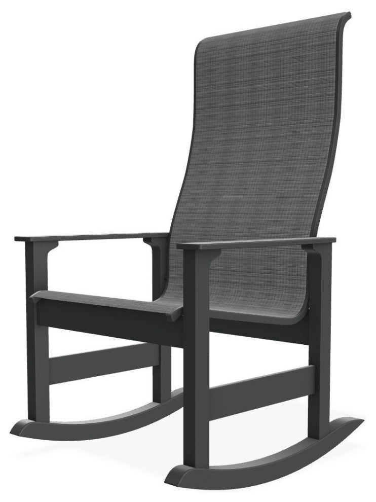 Leeward Sling Outdoor Supreme Rocker, Destiny Steel/Graphite