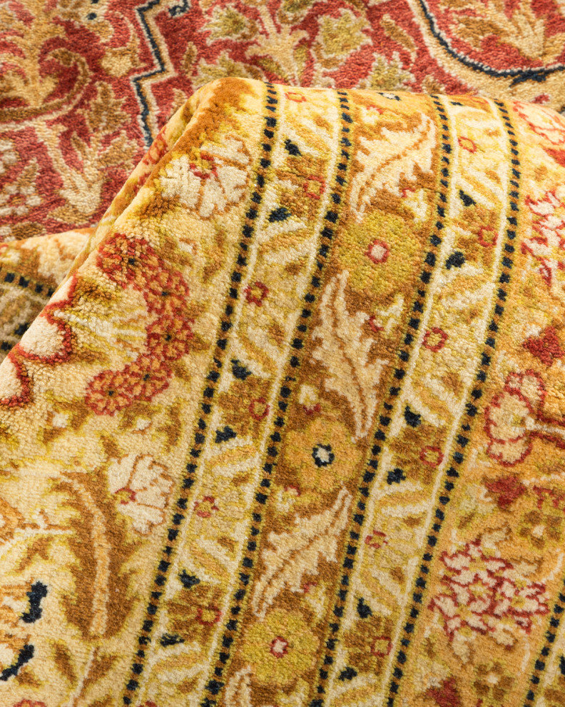 Mogul, One-of-a-Kind Hand-Knotted Area Rug Orange, 12'4"x15'8"