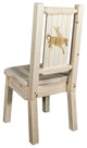 Homestead Collection Side Chair, Bronc Design, Lacquered