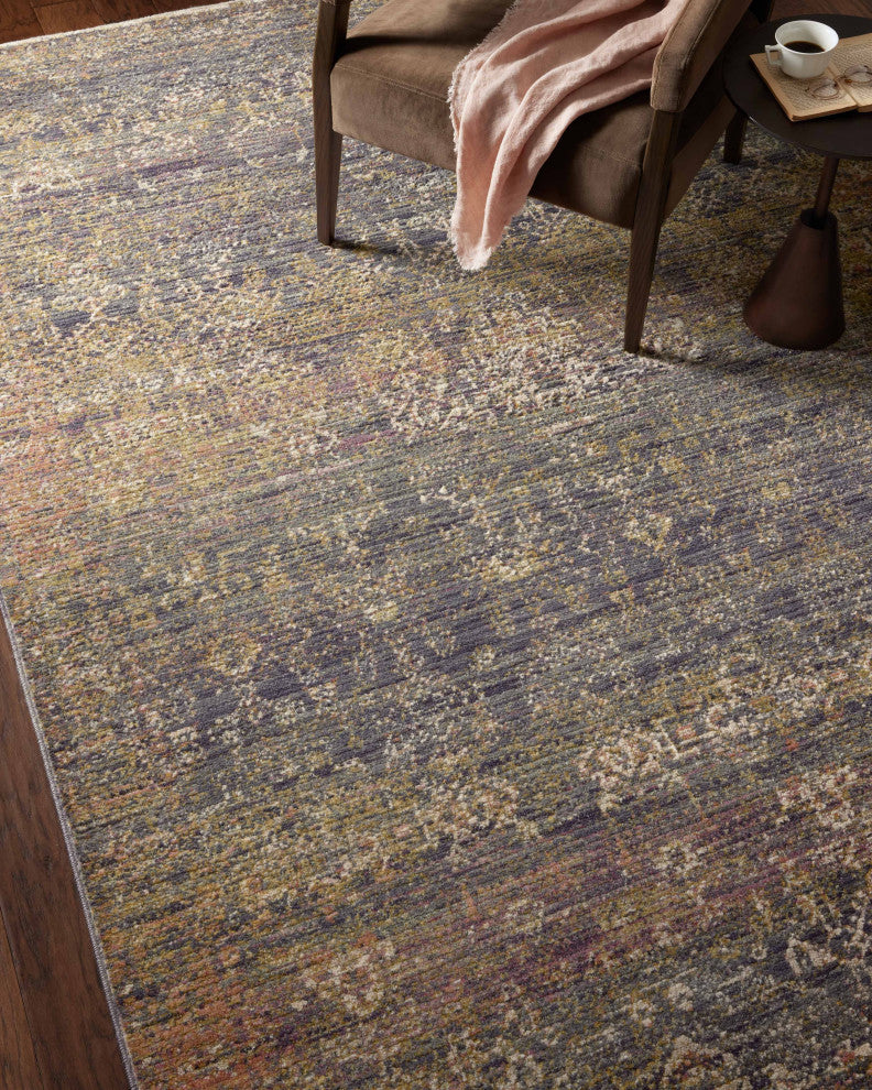 Jean Stoffer x Loloi Bradbury Ink / Multi 2'-6" x 10'-0" Runner Rug
