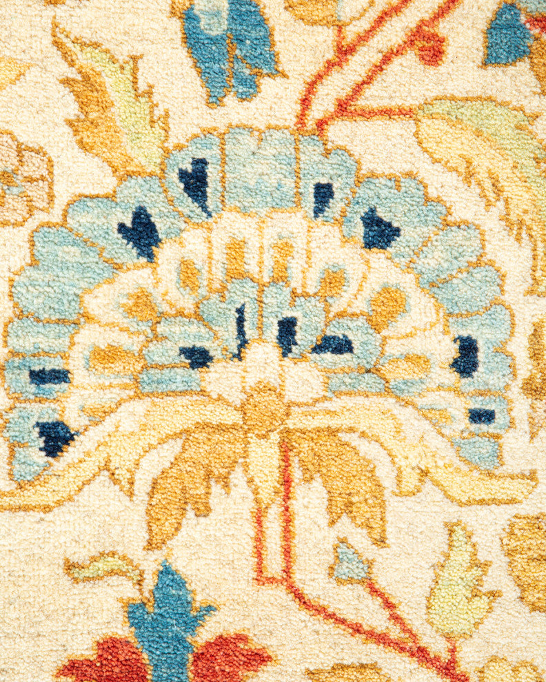 Mogul, One-of-a-Kind Hand-Knotted Area Rug Ivory, 8'4"x10'2"