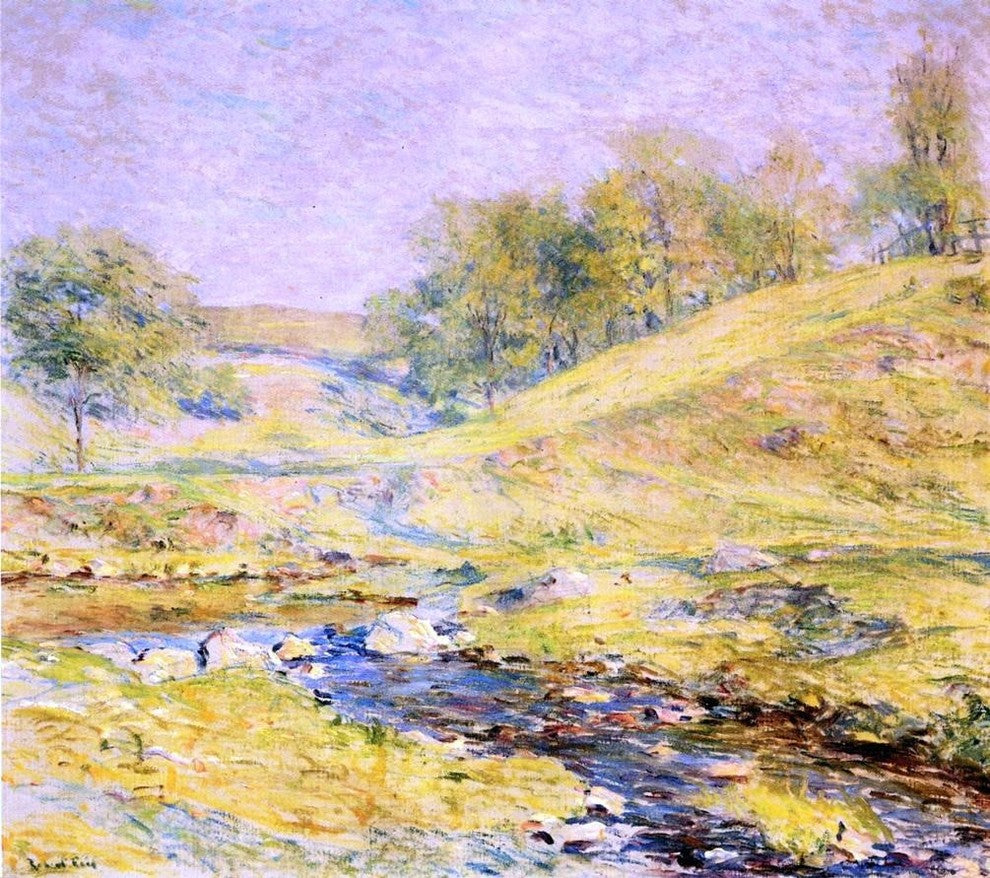 Robert Lewis Reid Landscape With Stream Wall Decal