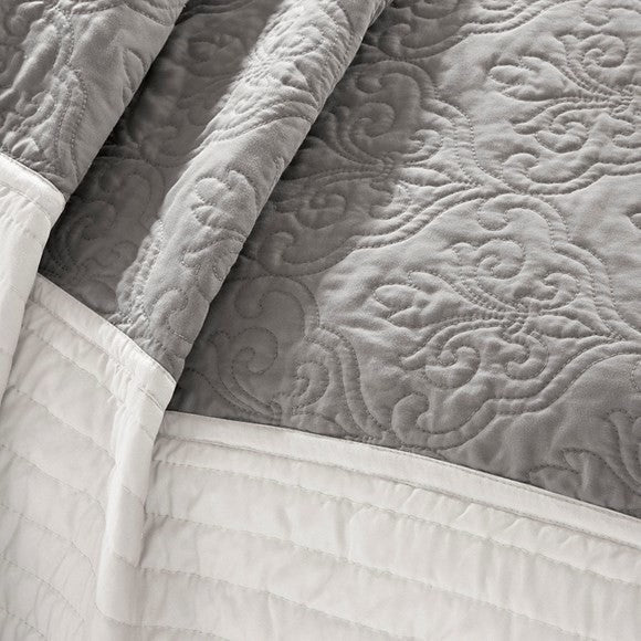 Madison Park Pieced 7-Piece Coverlet Set, King/California King