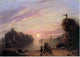 Robert Salmon Shore Figures and Rocks Wall Decal