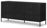 Soto 8 Drawer Dresser-Black