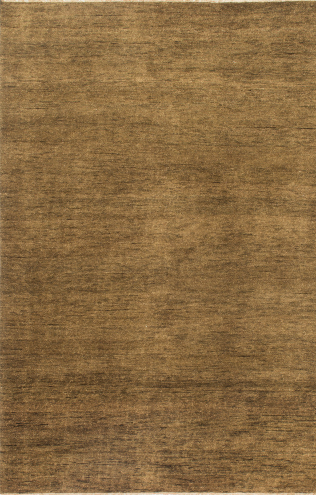 Hand Knotted Wool Phoenix PX-01 Area Rug, Mocha, 5'6"x8'6"