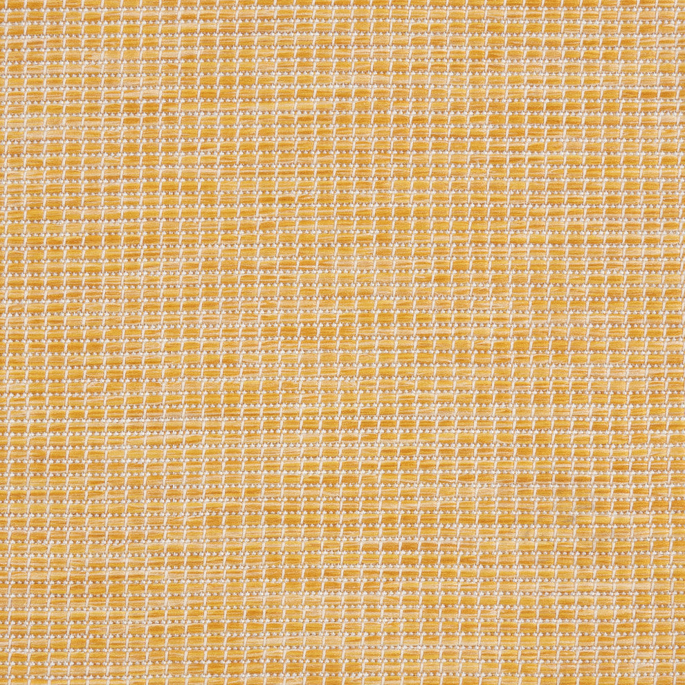 Nourison Positano Contemporary Area Rug, Yellow, 9'x12'