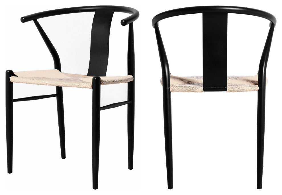 Beck Dining Chair (Set of 2), Black