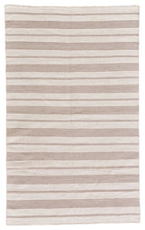 Weave & Wander Granberg Eco-Friendly PET Rug, Mushroom, 4' X 6'
