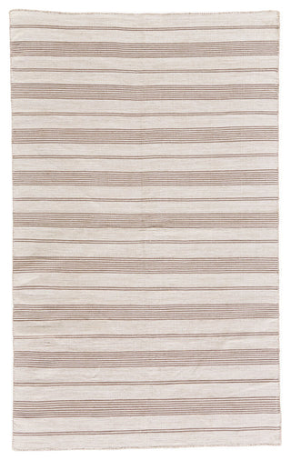Weave & Wander Granberg Eco-Friendly PET Rug, Mushroom, 4' X 6'