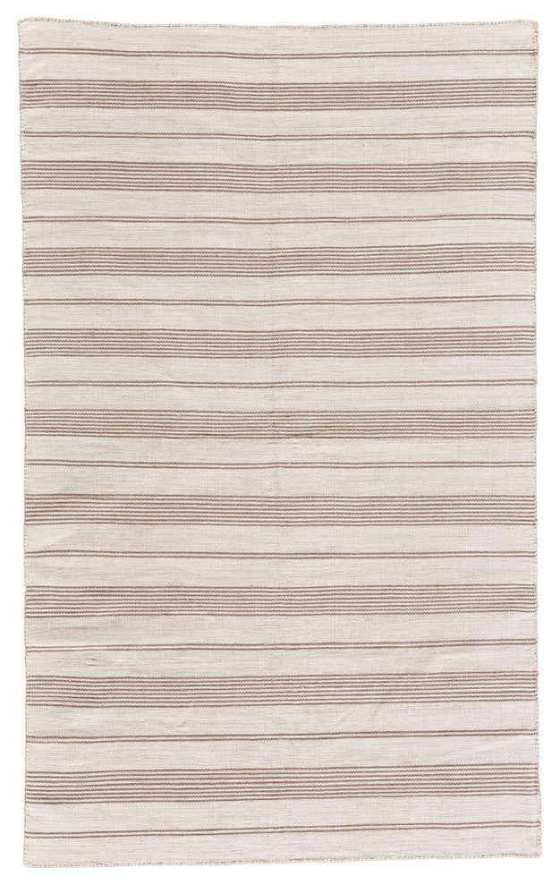 Weave & Wander Granberg Eco-Friendly PET Rug, Mushroom, 4' X 6'