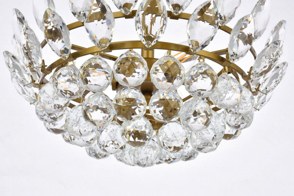 Eleana 16" Pendant, Brass