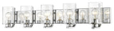 Z-Lite 492-5V Beckett 5 Light 42"W Bathroom Vanity Light - Chrome
