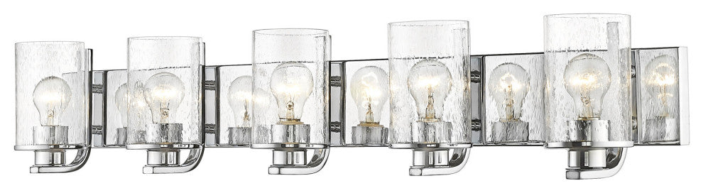 Z-Lite 492-5V Beckett 5 Light 42"W Bathroom Vanity Light - Chrome