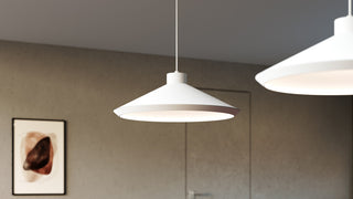 Sonneman 2754-E Koma Edo 1 Light Pendant - Satin White