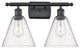 Innovations 516-2W-BK-GBC-84 2 Light Bath Vanity Light, Matte Black