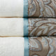 Madison Park Aubrey 6-Piece Bath Towel, Brown