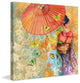 "Umbrella Butterflies" Painting Print on Canvas by Evelia