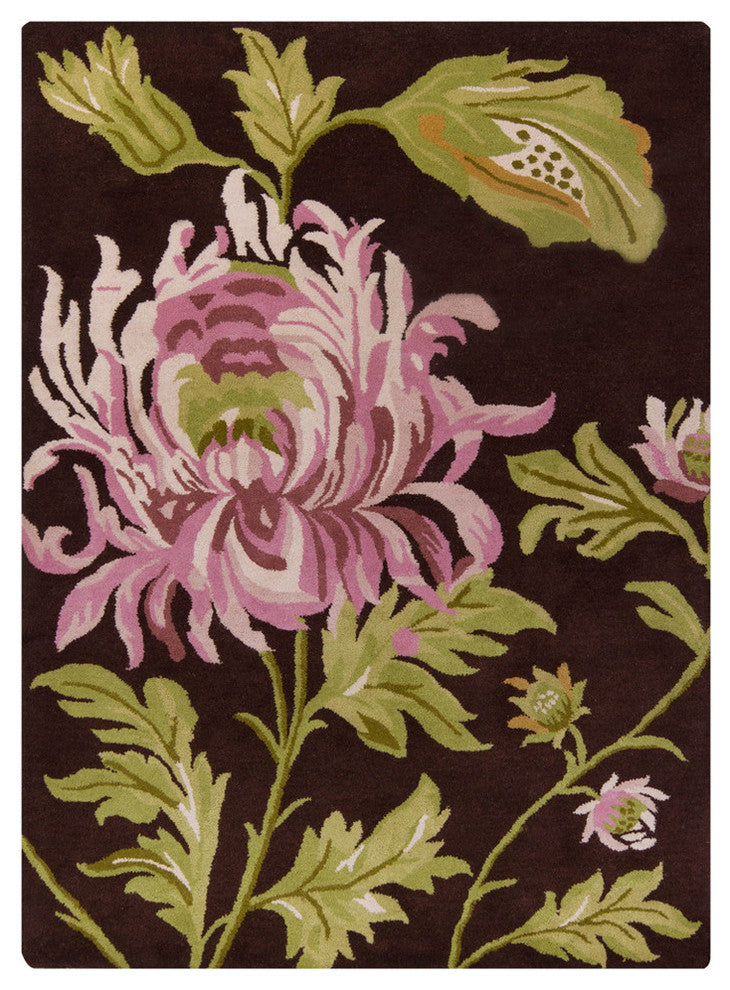 Bajrang Transitional Area Rug, 5'x7'