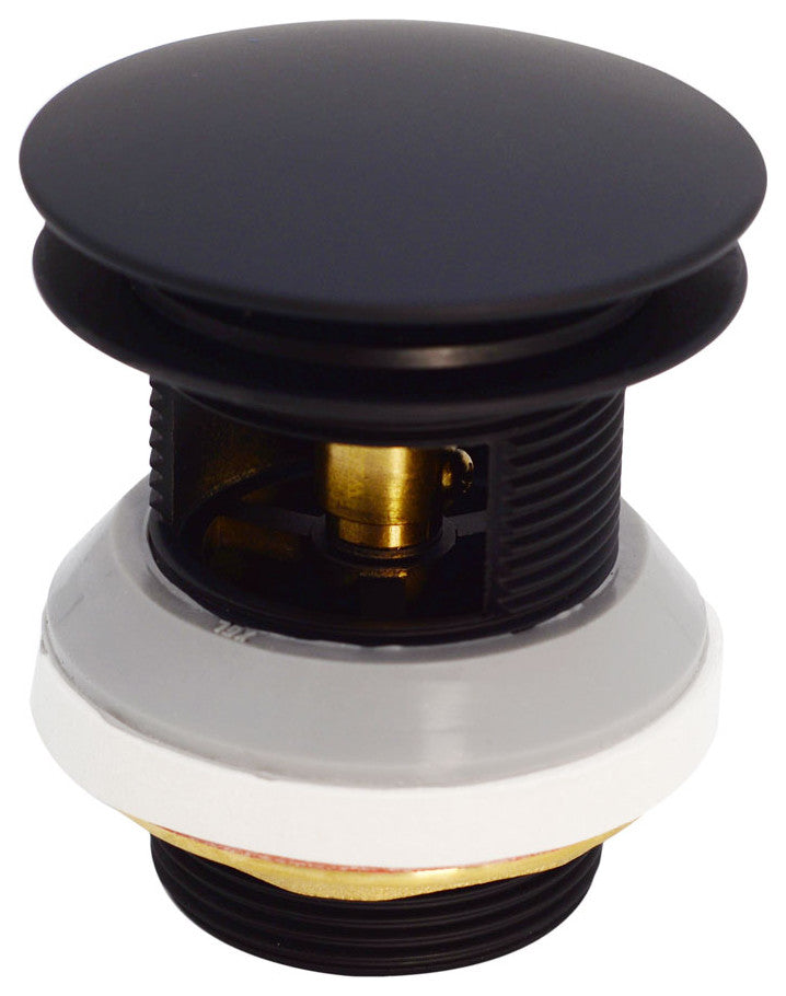 Tip Toe Integrated Overflow Tub Trim With Floating Faceplate In Polished Brass, Powder Coated Flat Black
