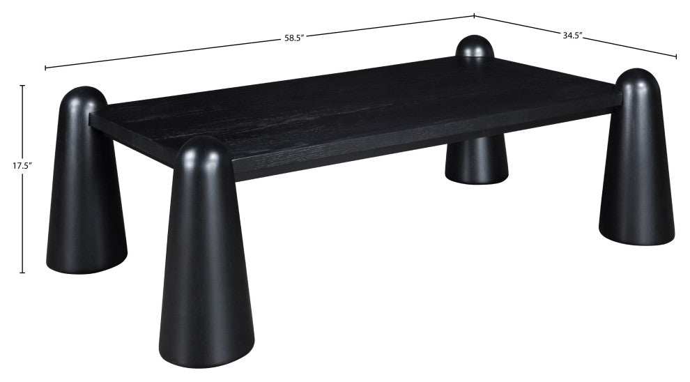 Wyndham Coffee Table, Black