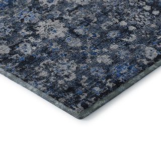 Premium Machine Washable Mayfield AMF651 Blue 2'6" x 3'10" Rug