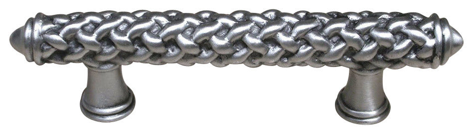 Woven Motif Pull, Oil Rub Bronze