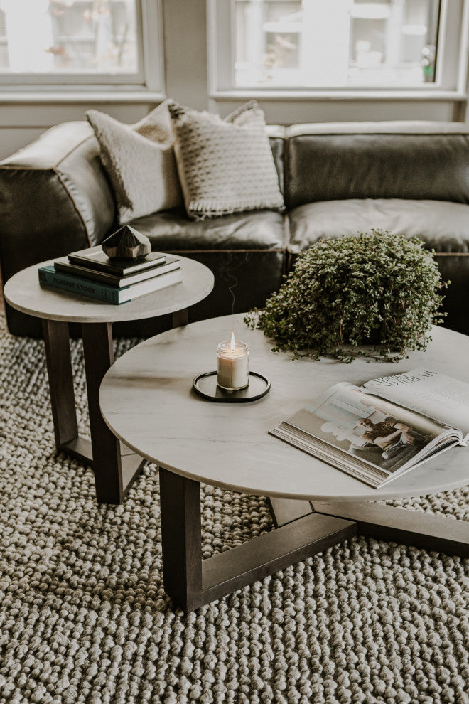 Jinxx Coffee Table, Charcoal Gray