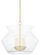 Hudson Valley Edmonton Five Light Lantern, Aged Brass