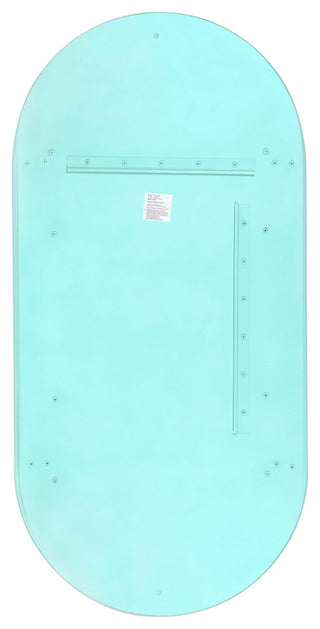 Neon Large Wall Mirror in Blue - Blue