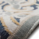 Canyon Floral Tile Indoor/Outdoor Rug, Navy, 7'8"square