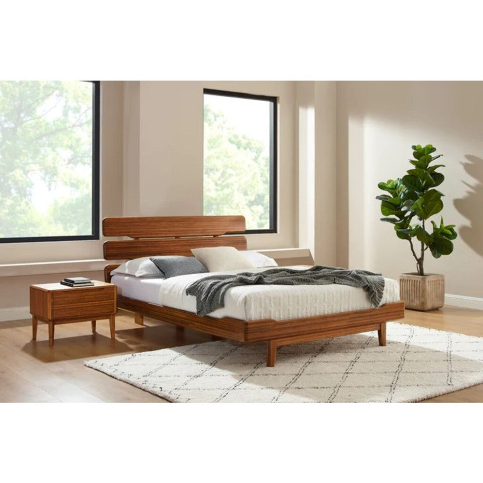 Greenington Currant Platform Bed - Amber