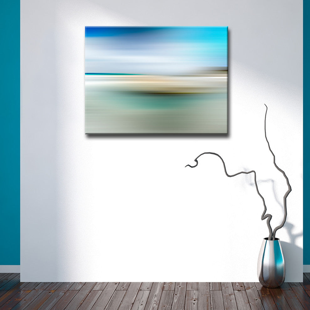 Ready2HangArt 'Blur Stripes XIII' Canvas Wall Art, 30 in. Highx40 in. Wide