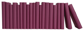Decorative Books - Boysenberry Paper Wrapped - Purple Books By The Foot