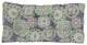 42"X19" Polyester Outdoor Tufted Loveseat Cushion, Cera Sterling