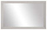 LaRue Framed Wall Mirror, Nickel, 28" X 48"