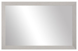 LaRue Framed Wall Mirror, Nickel, 28" X 48"