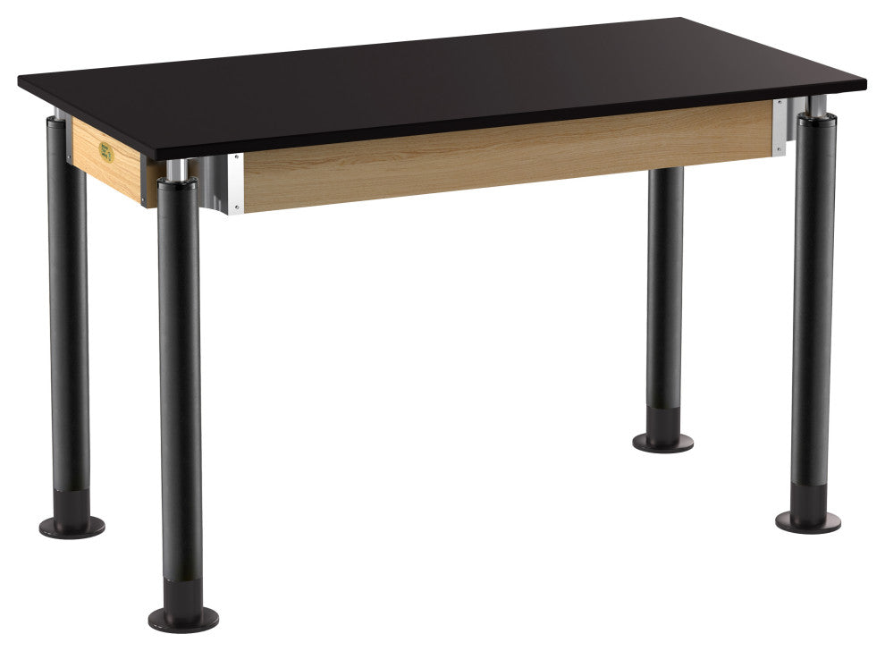 NPS Signature Science Lab Table, Black, 24 x 48, Phenolic Top