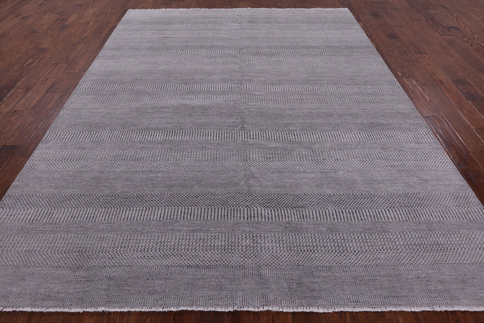 8' 1" X 10' 1" Savannah Gabbeh Wool and Silk Area Rug Q4549