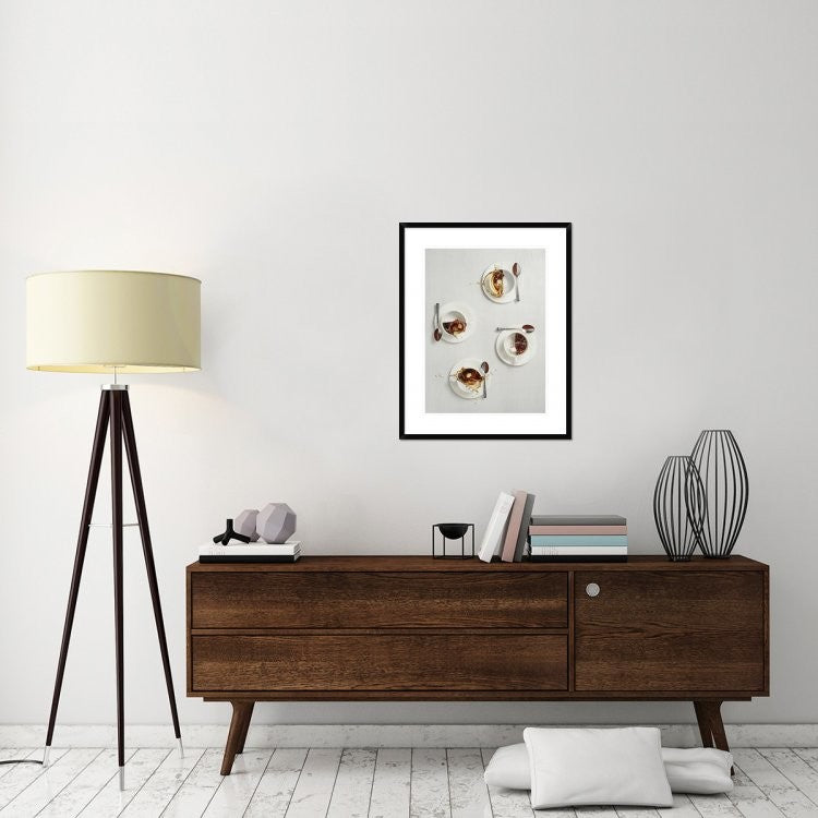 "With Sugar No Milk" Framed Digital Print by Dina Belenko, 26"x32"